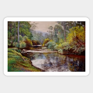 Autumn - Buckland River Sticker